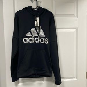 Adidas Unisex geometric climawarm performance hoodie